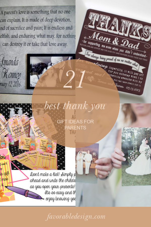 21 Best Thank You Gift Ideas for Parents Home, Family, Style and Art